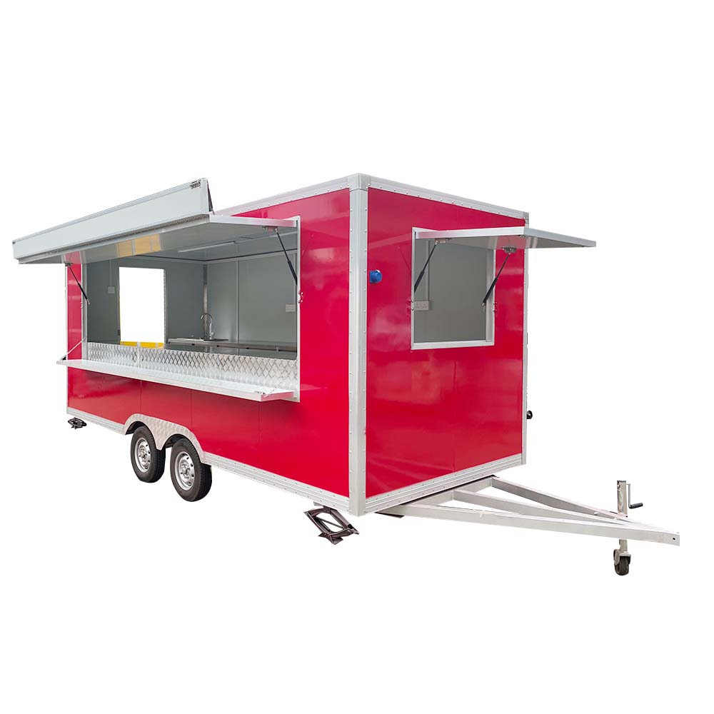 Hot Dog Vending Cart - Usa Standard Concession Food Trailer Mobile