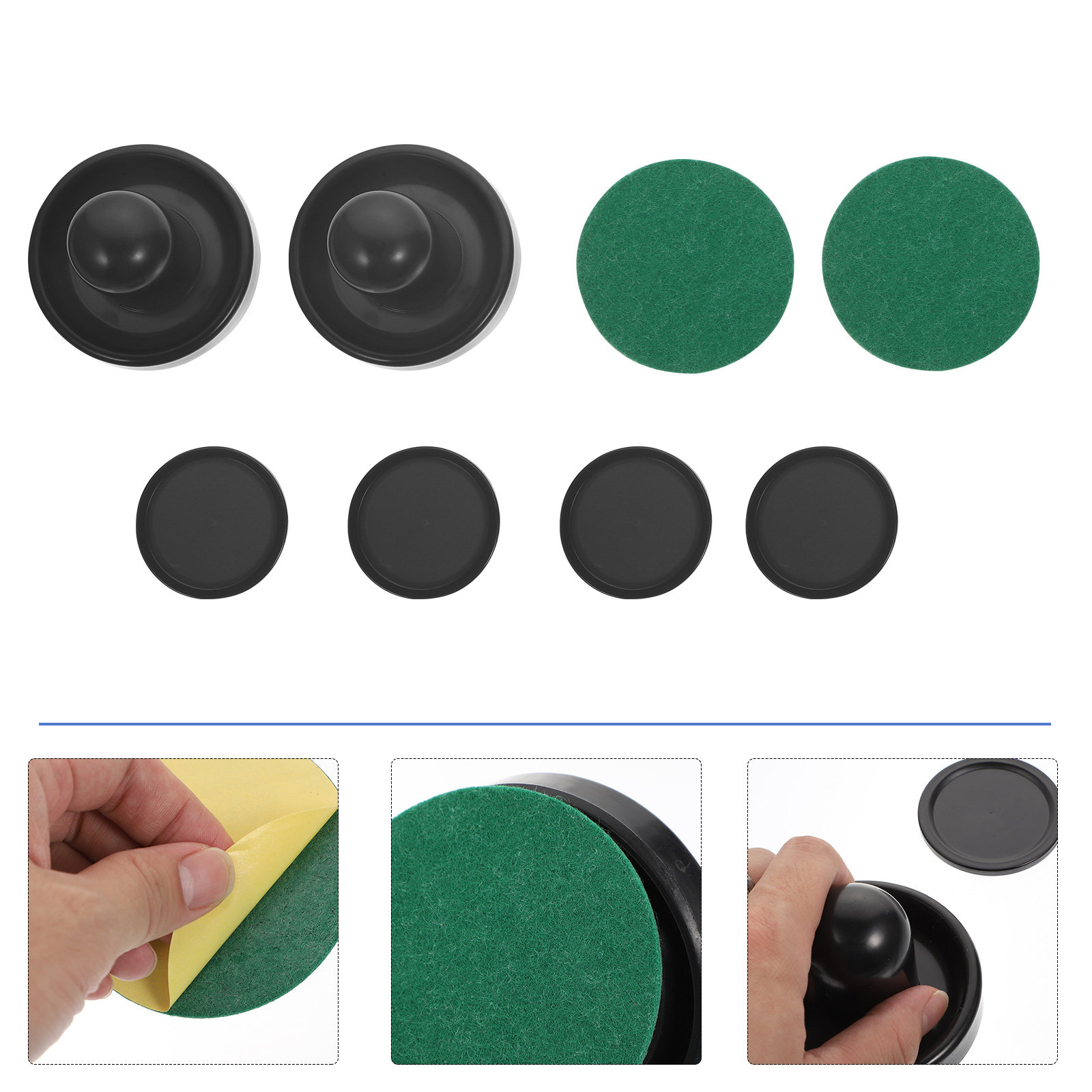 Air Hockey Table - 1Set Air Hockey Plastic Puck Pushers