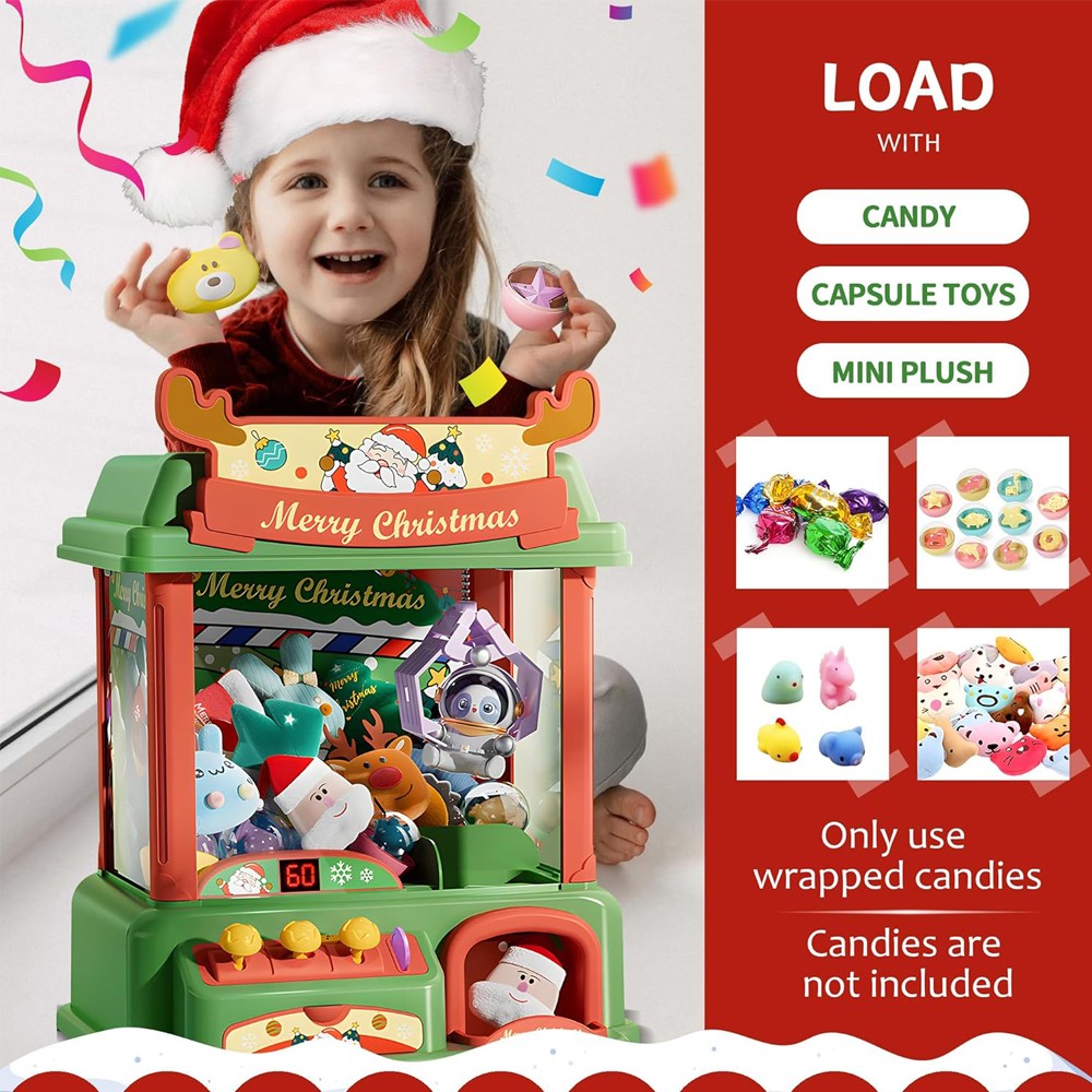 Christmas Claw Machine For Kid - Arcade Games And Vending review and price