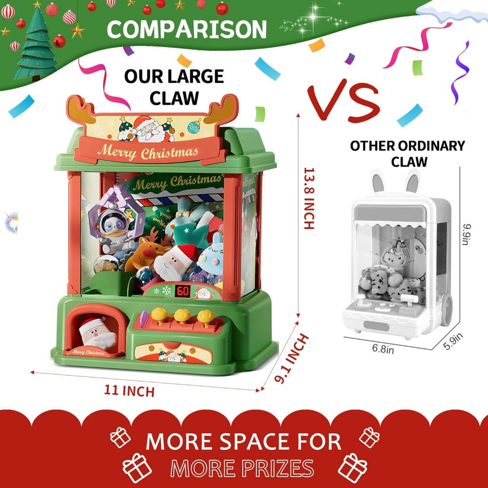 Christmas Claw Machine For Kid - Arcade Games And Vending review and price
