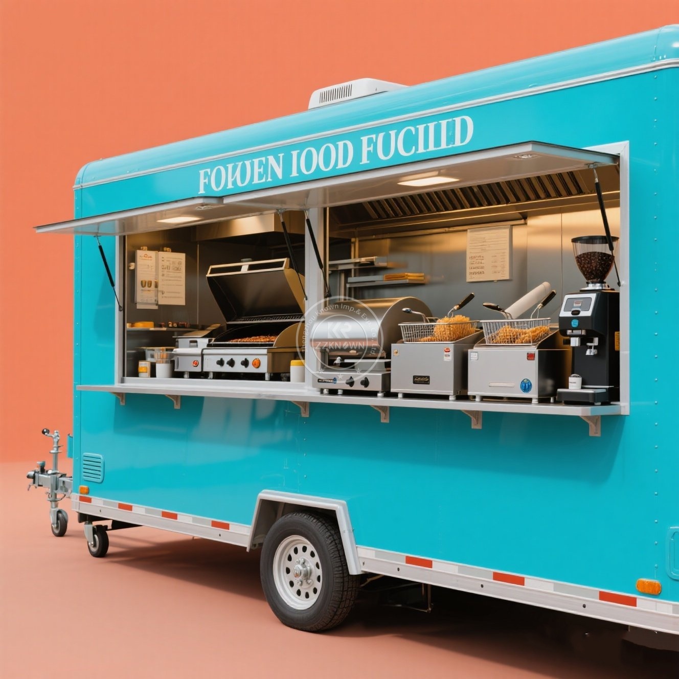 New Design Ice Cream Kiosk Fas - Hot Dog Vending Cart review and price