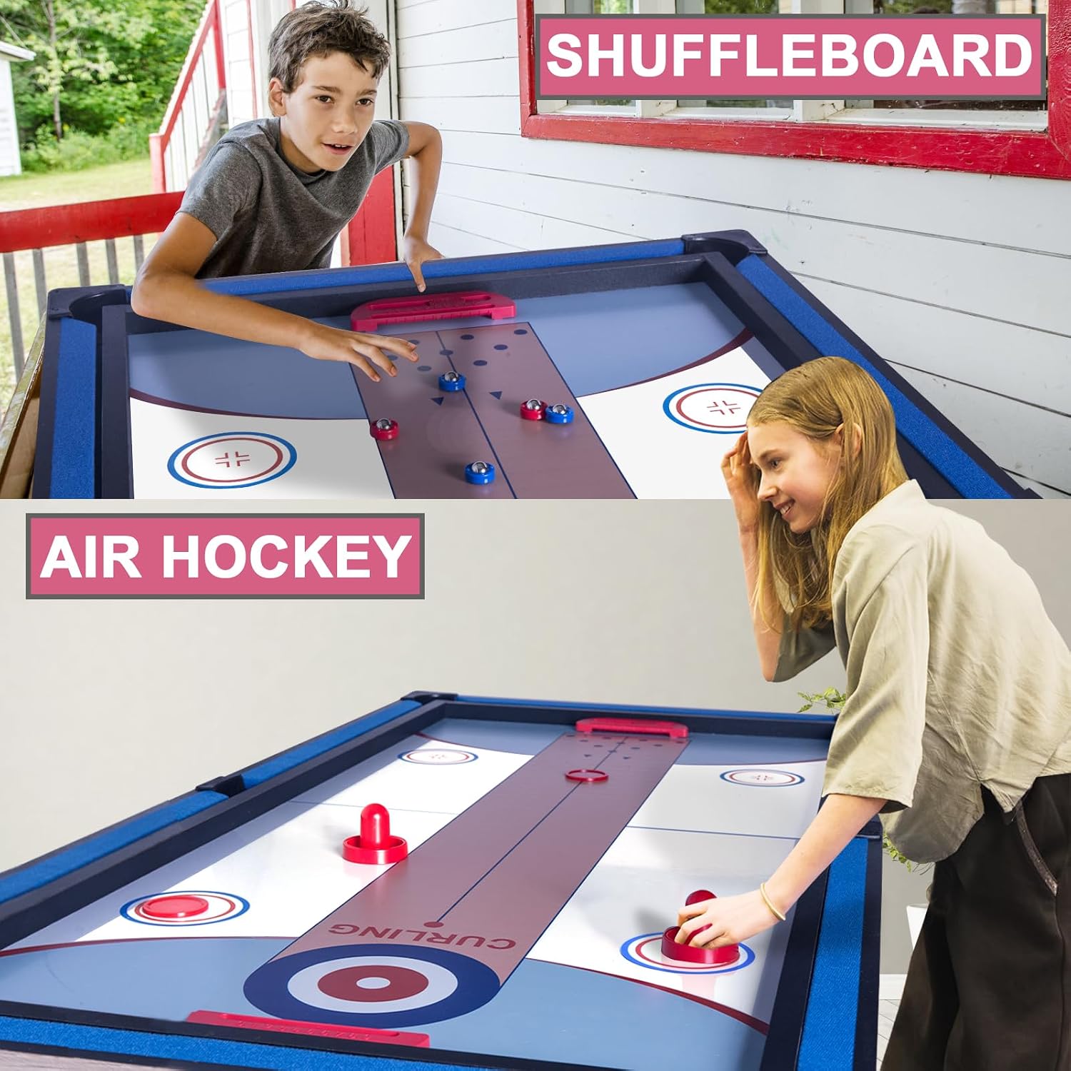 5 In 1 Multi Function Games Ta - Air Hockey Table review and price