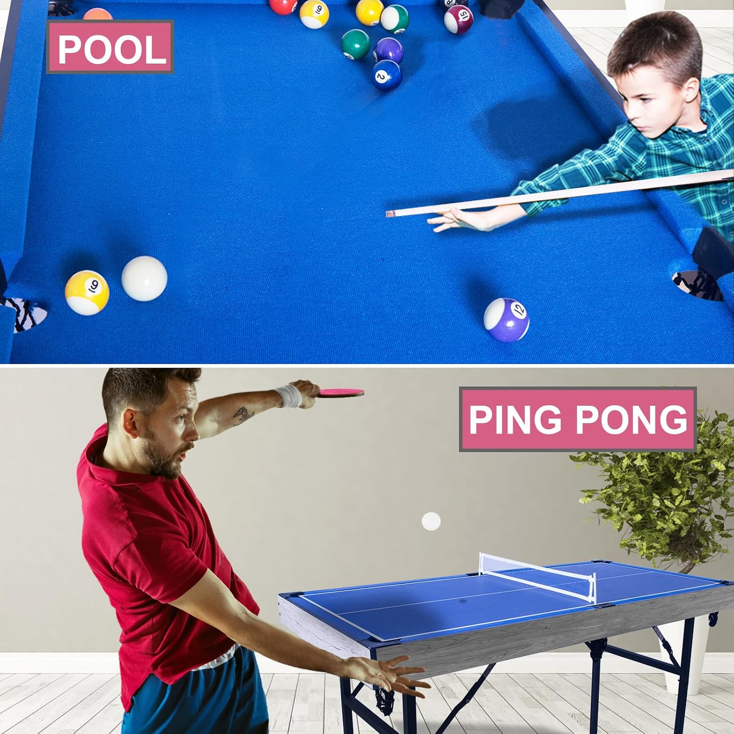 5 In 1 Multi Function Games Ta - Air Hockey Table review and price