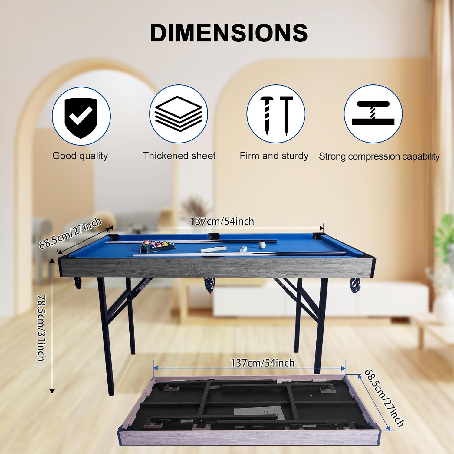 5 In 1 Multi Function Games Ta - Air Hockey Table review and price