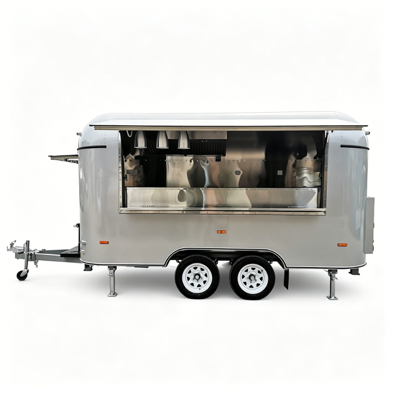 Customized Food Truck Mobile w - Hot Dog Vending Cart review and price